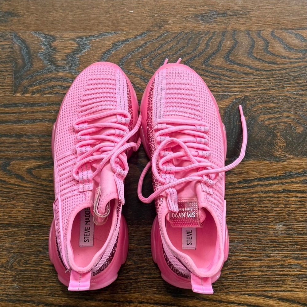 Steve Madden Bubblegum Pink Athletic Shoes, Sneakers👟